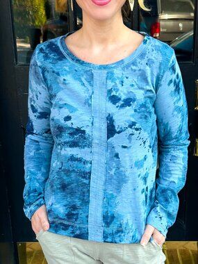 Escape by Habitat Indigo Mineral Wash Stay Centered Tee